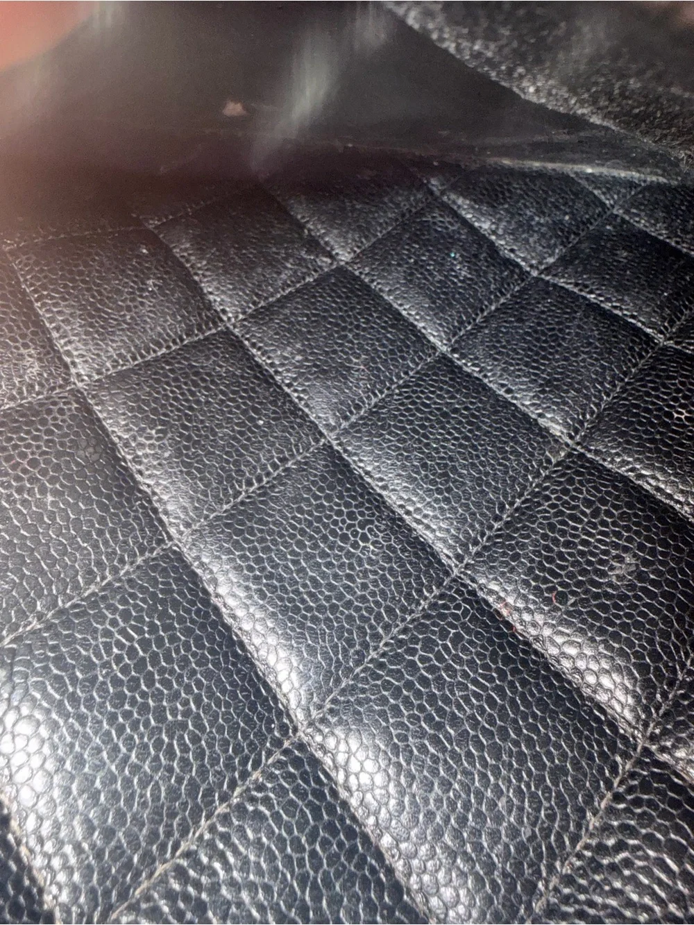Chanel Medallion quilted caviar Leather Tote with Interlocking Logo